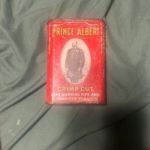 Vintage Prince Albert crimp cut container